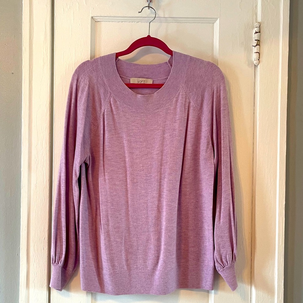 Purple XL LOFT Sweater